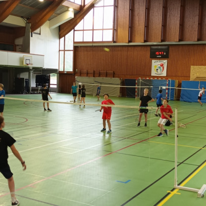 Qualifiés pour les Departementaux!!!en Badminton